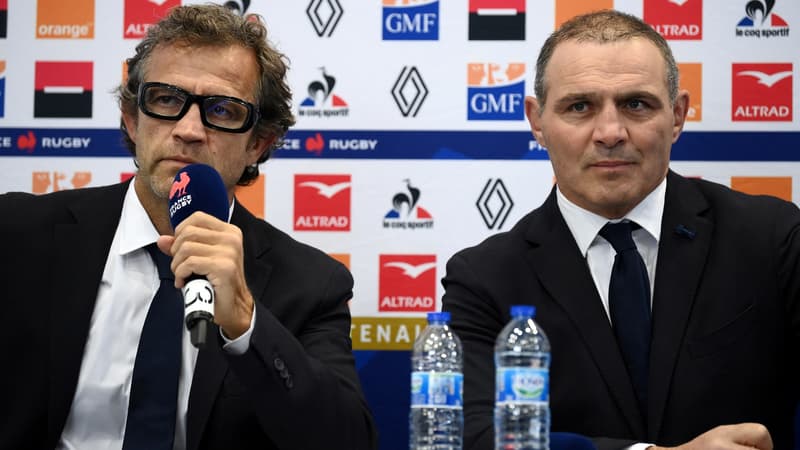 Fabien Galthié et Raphaël Ibanez