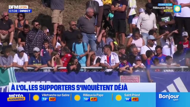 Ligue 1: à l'OL, les supporters s'inquiètent déjà