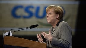 Angle Merkel, en congrès le 12 décembre après sa réélection à la tête de la CDU.