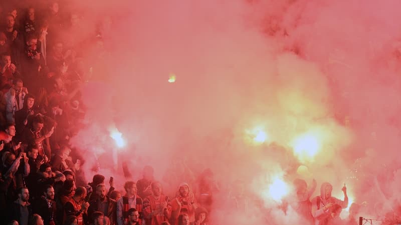 Stade Rennes Ultras Rennes-Nantes: le gros cortège des ultras rennais avant le derby