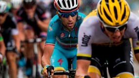 Vincenzo Nibali sous la pluie