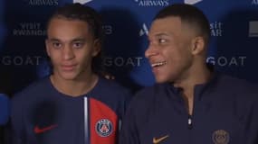 Ethan et Kylian Mbappé