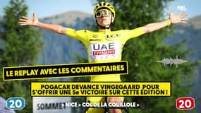Tour de France (E20) : Pogacar dépose Vingegaard au sprint et s'offre sa 5e victoire sur ce Tour 2024