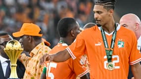 Sébastien Haller après la finale de la CAN, le 11 février 2024.