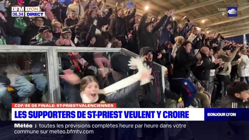 Coupe de France: les supporteurs de Saint-Priest veulent y croire
