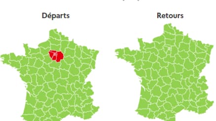 Bison Futé prévoit une journée rouge en Ile-de-France.