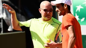 Andre Agassi et Novak Djokovic