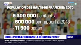 Hauts-de-France: 600.000 habitants de moins d'ici 2070