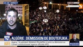 L'allégresse des Algérois après l'annonce de la démission de Bouteflika