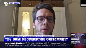 Consultations d'Élisabeth Borne: "C'est un plan com' et un plan com' qui n'est pas bien mené", affirme Hadrien Clouet (LFI-Nupes)
