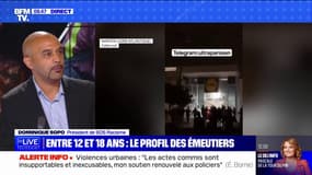 Dominique Sopo: "Ce que l'on voit là, c'est aussi le produit de 20 ans de philosophie de maintien de l'ordre" 