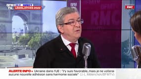 Jean-Luc Mélenchon: "Lundi matin, je serai chez moi, j'attendrai le coup de téléphone du président de la République pour me demander de former le gouvernement"