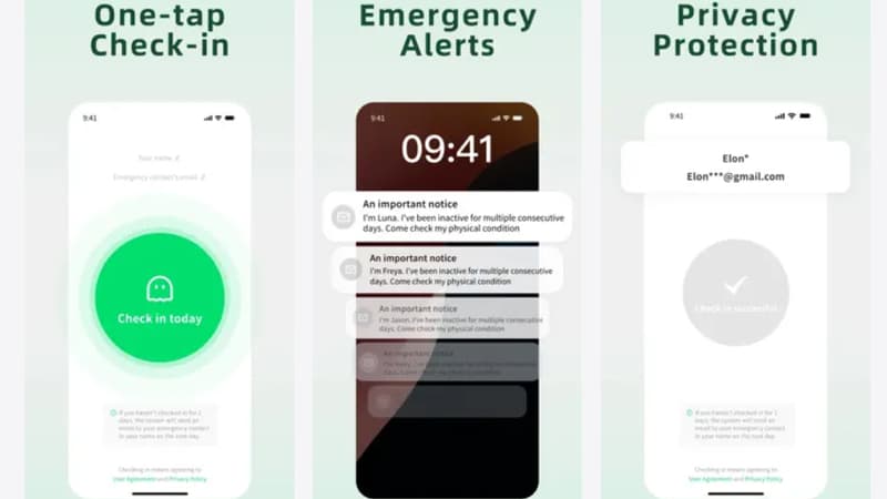 "T'es mort?": en tête des téléchargements, l’application chinoise qui permet d’alerter un proche va adopter un nom moins sinistre, et moins viral?