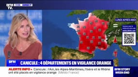 Story 1 : Quatre départements en vigilance orange canicule - 08/07