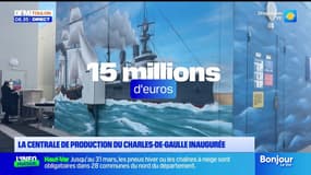 La centrale de production du porte-avions Charles-de-Gaulle inaugurée