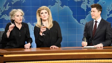 Kate McKinnon and Cecily Strong dans la peau de Brigitte Bardot et Catherine Deneuve