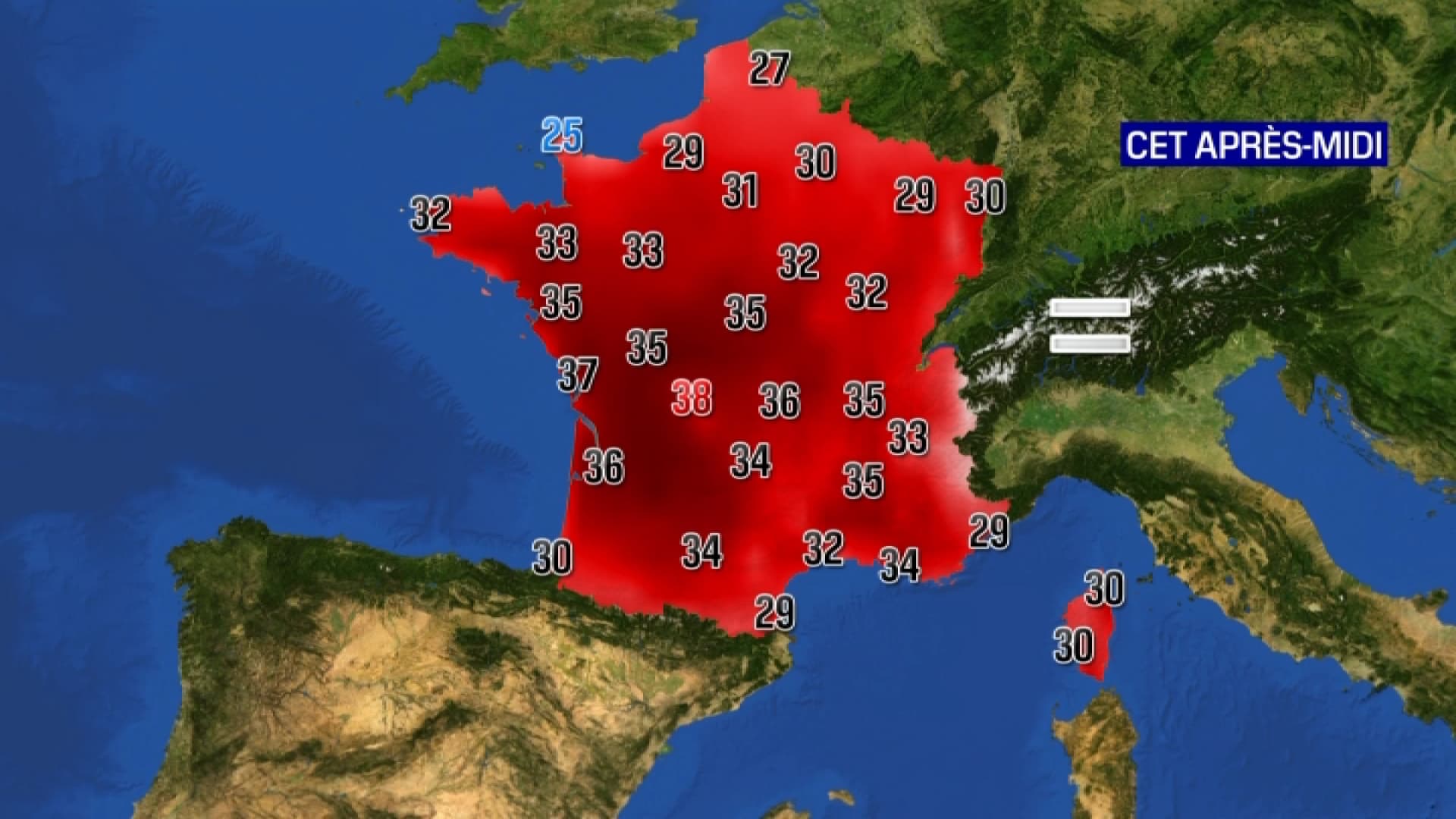 Les températures sont anormalement élevées pour ce lundi 4 septembre 2023