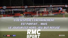 Ô désespoir, l'enchaînement est parfait... mais le joueur est hors-jeu, but refusé