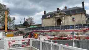 Le chantier du bassin d'Austerlitz.