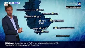 Nuages, averses et températures en baisse, pas plus de 24°C à Lyon dans l'après-midi