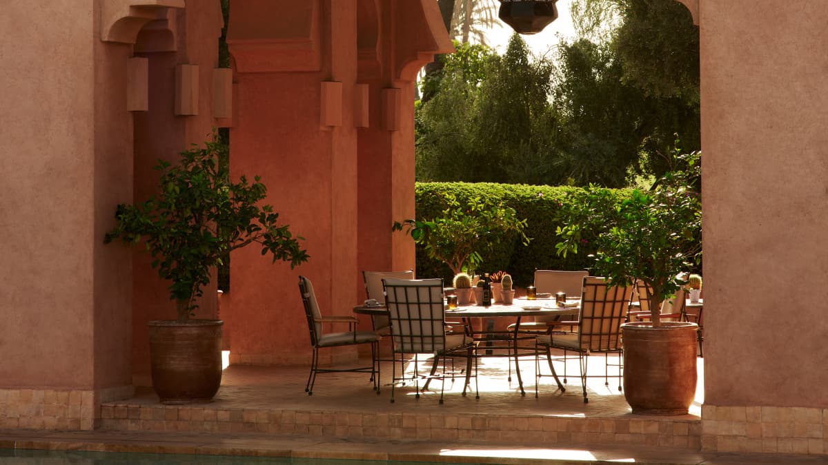 Amanjena à Marrakech au Maroc Amanjena à Marrakech au Maroc