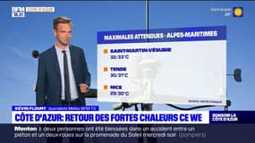 Alpes-Maritimes: retour des fortes chaleurs ce week-end