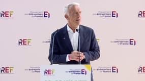 Pour le patron du Medef, "un nouvel étalement de la suppression de la CVAE serait un très mauvais signal"