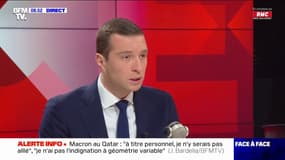 Jordan Bardella: "Je pense que LR est une anomalie aujourd'hui, le parti devrait être membre de la majorité présidentielle"