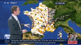 La météo pour ce mardi 6 mars 2018