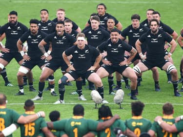 Le haka des All Blacks face à l'Afrique du Sud en Rugby Championship, le 13 août 2022