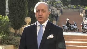 Laurent Fabius à Malte, le 12 novembre 2015.