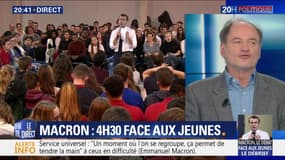 Macron: 4h30 face aux jeunes de Saône-et-Loire