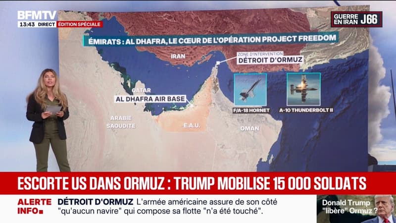 Escorte américaine dans le détroit d'Ormuz: les États-Unis mobilisent 15.000 soldats