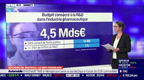Part du PIB, budget en R&D, salaires des chercheurs... les chiffres de l'industrie pharmaceutique française