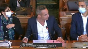 Ian Brossat au Conseil de Paris en octobre 2021