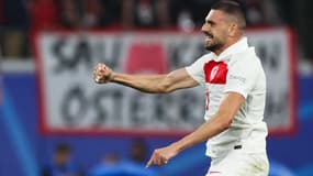 Merih Demiral lors du huitième de finale de l'Euro Autriche-Turquie, le 02/07/2024