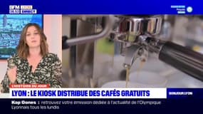 L'histoire du jour: le Kiosk distribue des cafés gratuits à Lyon