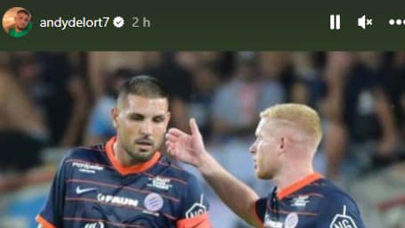 La story Instagram d'Andy Delort, une photo aux côtés de Florent Mollet La story Instagram d'Andy Delort, une photo aux côtés de Florent Mollet