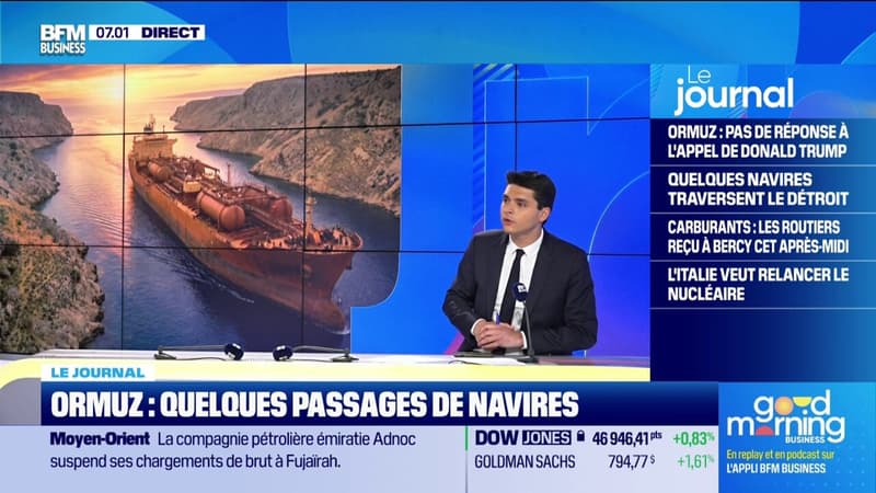 Ormuz : quelques passages de navires