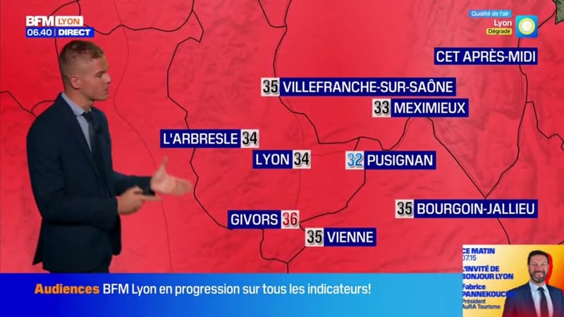 Météo Rhône: un voile nuageux ce vendredi, jusqu'à 34°C à Lyon (1/1)