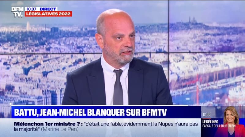 Jean-Michel Blanquer, battu aux législatives: 