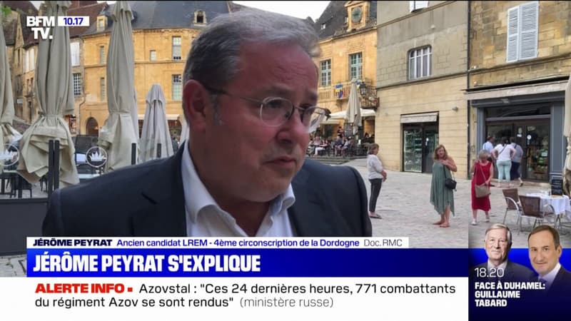 Jérôme Peyrat, après le retrait de sa candidature: 