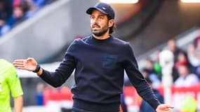Fabio Grosso pendant un match de l'OL, le 5 novembre 2023