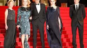 Frédérique Bredin, Catherine Deneuve, André Téchiné, Adèle Haenel et Guillaume Canet à Cannes