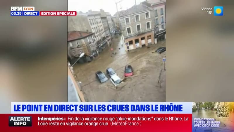 Inondations dans le Rhône: des sinistrés témoignent