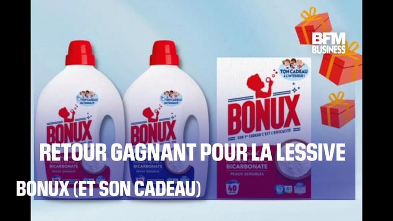 Retour gagnant pour la lessive Bonux (et son cadeau)
