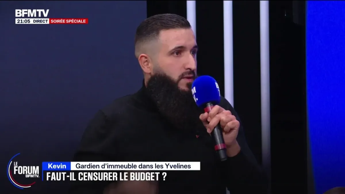 FORUM BFM - Kévin, gardien d’immeuble, explique pourquoi il censurerait le  gouvernement