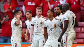 La joie des Belges après un but à l'Euro
