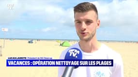Vacances : opération nettoyage sur les plages - 15/07