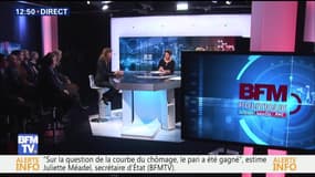 Questions d'éco: "Nous serons à la fin du quinquennat à un niveau de déficit qui est le même qu'avant 2007, avant que Nicolas Sarkozy n'arrive au pouvoir", Juliette Méadel